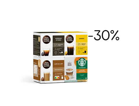 30 % auf alle Kaffeekapseln | NESCAFÉ® Dolce Gusto®						 header image
