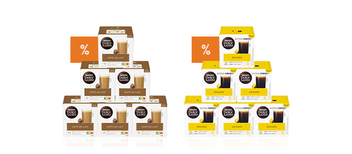 Kaffeekapseln Großpackungen | NESCAFÉ® Dolce Gusto® header image