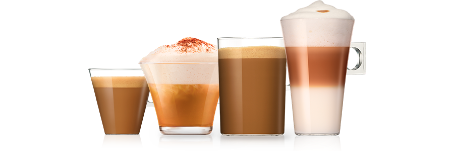 Milchkaffe-Kapselsorten im Überblick | NESCAFÉ® Dolce Gusto® header image