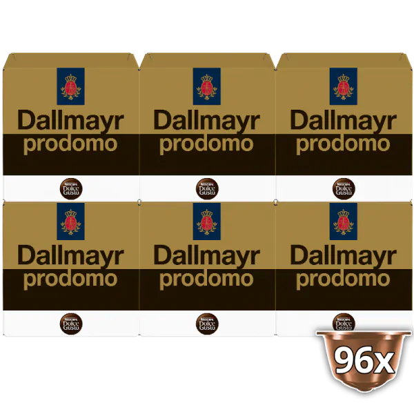 Dallmayr Prodomo Vorteilspack 96 Kapseln NESCAF Dolce Gusto