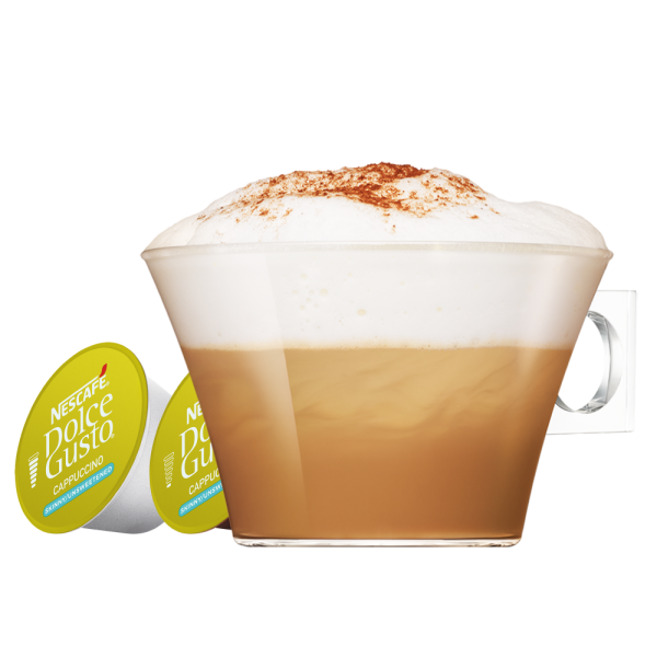 CAPPUCCINO FETTARM & UNGESÜSST Glas | Nescafé Dolce Gusto thumbnail