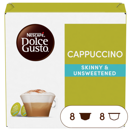 CAPPUCCINO FETTARM & UNGESÜSST vorne | Nescafé Dolce Gusto