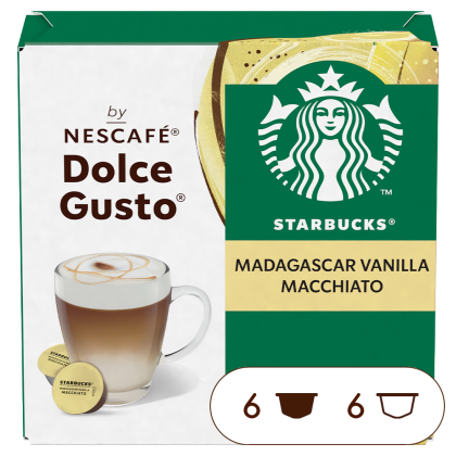 STARBUCKS® MADAGASCAR VANILLA MACCHIATO vorne | Nescafé Dolce Gusto