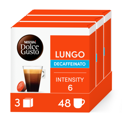 LUNGO ENTKOFFINIERT VORTEILSPACK 3 PACKUNGEN  vorne | Nescaf&eacute; Dolce Gusto