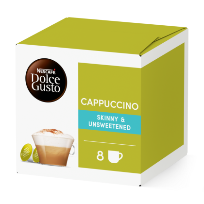 CAPPUCCINO FETTARM & UNGESÜSST vorne | Nescafé Dolce Gusto