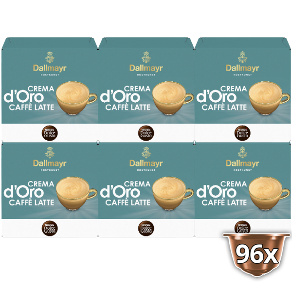 Dallmayr Crema D'Oro Café Latte Vorteilspack 6 Packungen