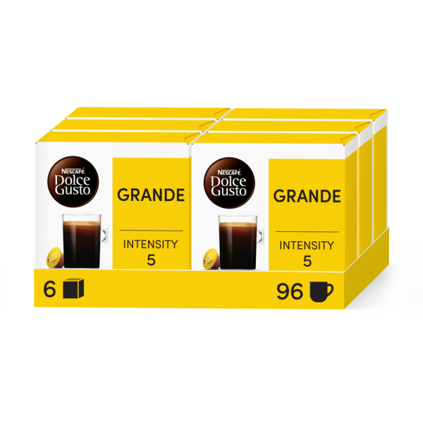Grande Vorteilspack 6 Packungen vorne | Nescafé Dolce Gusto