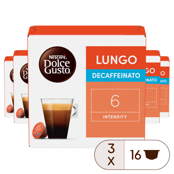 LUNGO ENTKOFFINIERT VORTEILSPACK 3 PACKUNGEN  vorne | Nescafé Dolce Gusto