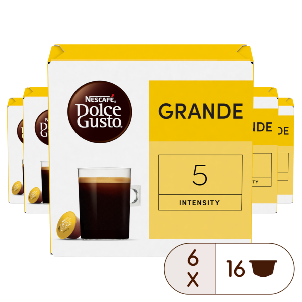 Grande Vorteilspack 6 Packungen vorne | Nescafé Dolce Gusto
