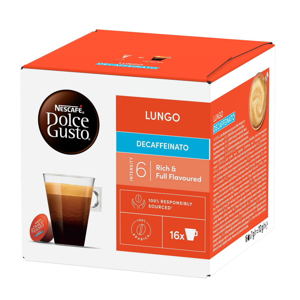 LUNGO ENTKOFFINIERT VORTEILSPACK 3 PACKUNGEN  seitlich | Nescafé Dolce Gusto