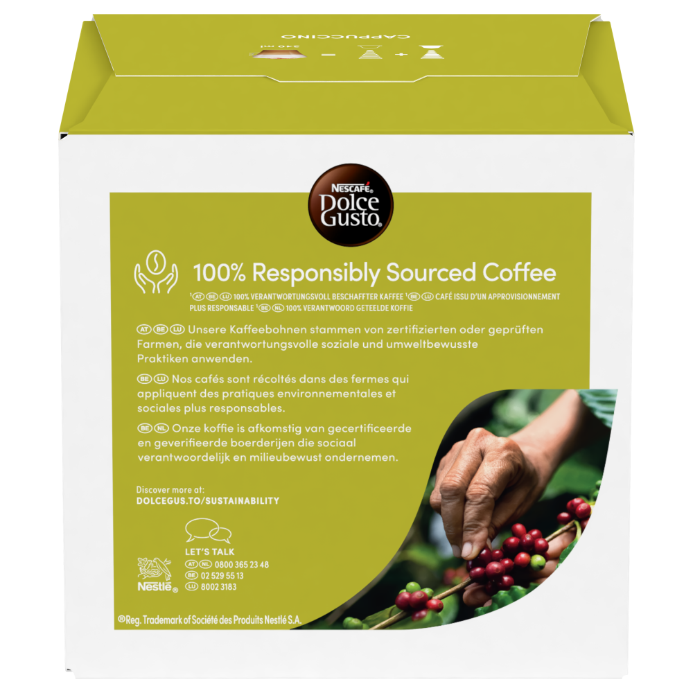 CAPPUCCINO Rückseite | Nescafé Dolce Gusto