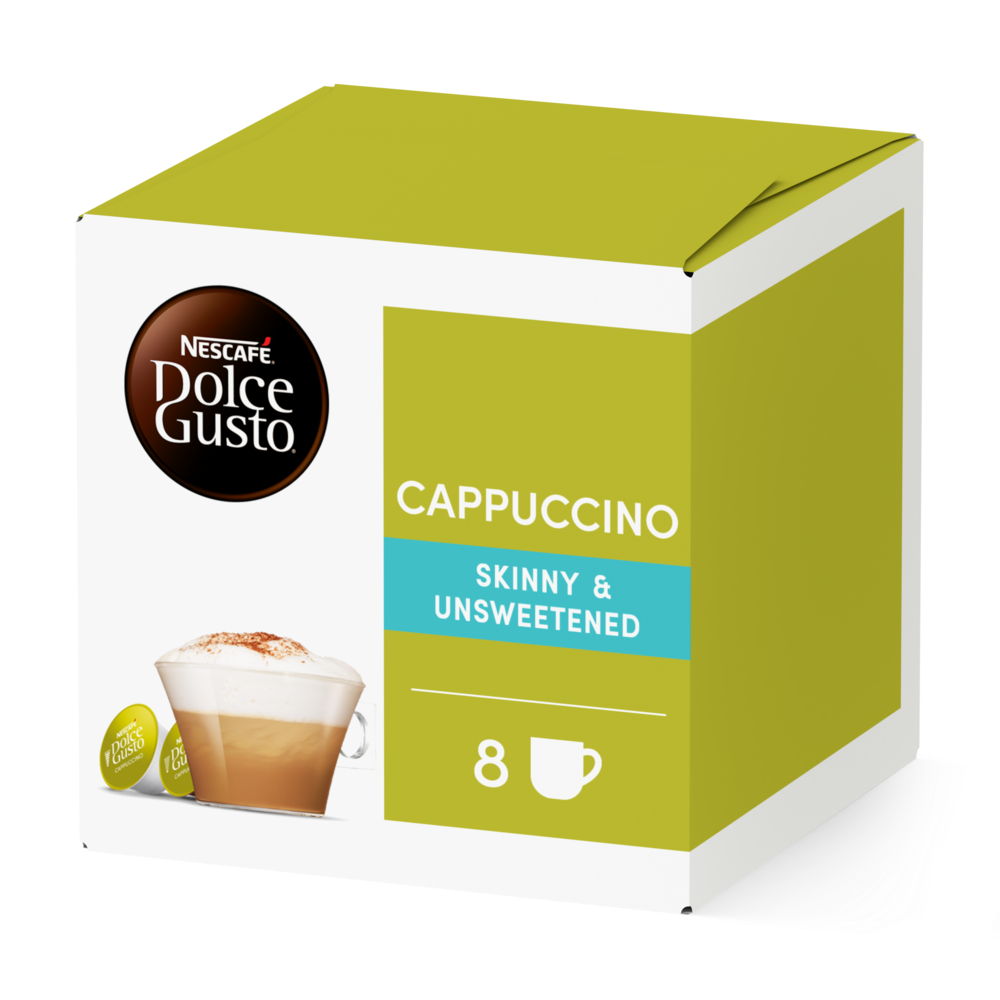 CAPPUCCINO FETTARM & UNGESÜSST vorne | Nescafé Dolce Gusto