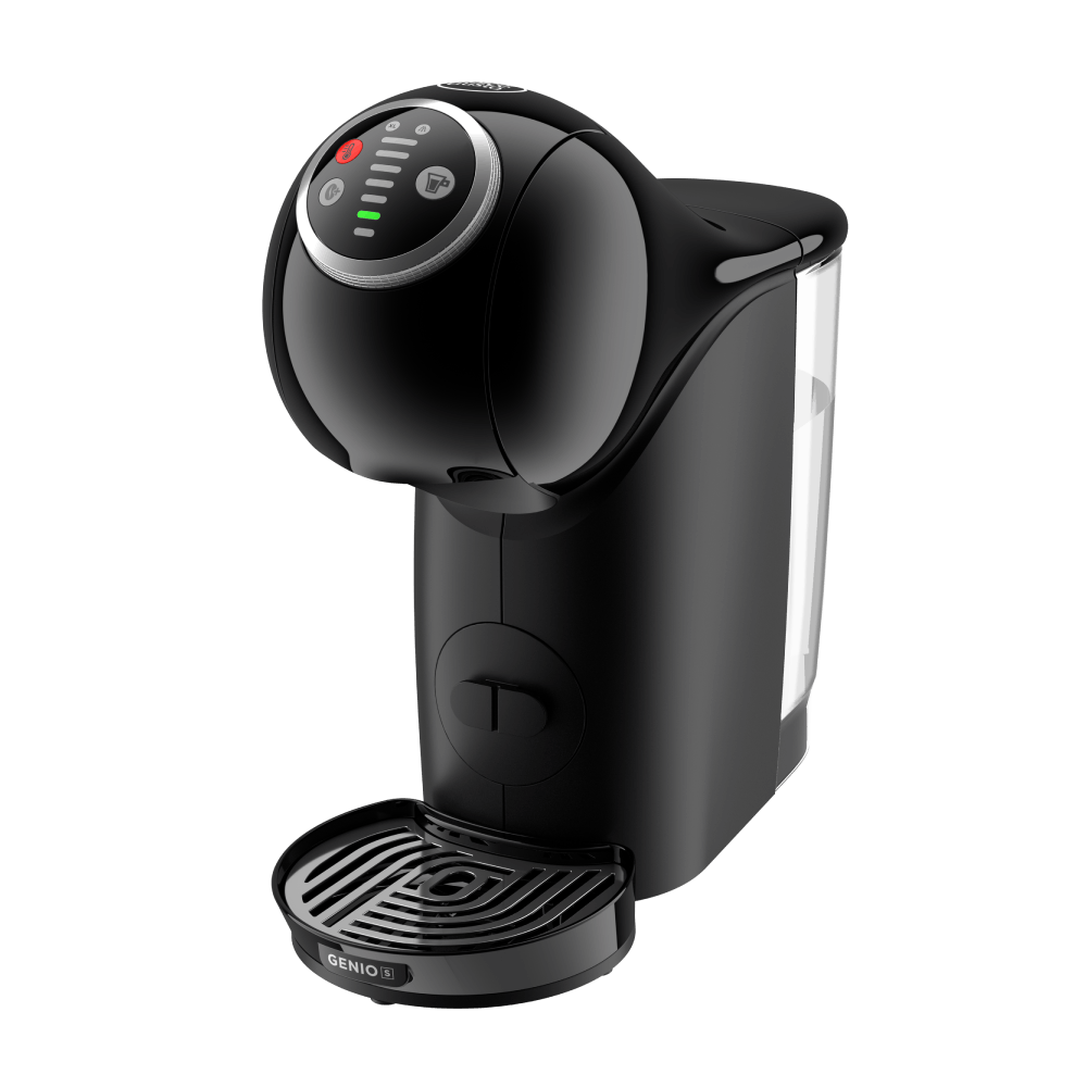 Genio S Plus - Automatik - Schwarz Kaffeemaschine seitlich | Nescafé Dolce Gusto
