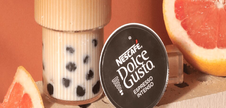 Cup of iced coffee