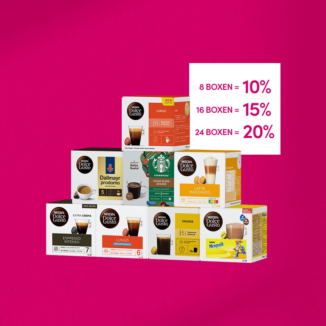 Dolce Gusto Café au lait Aktion