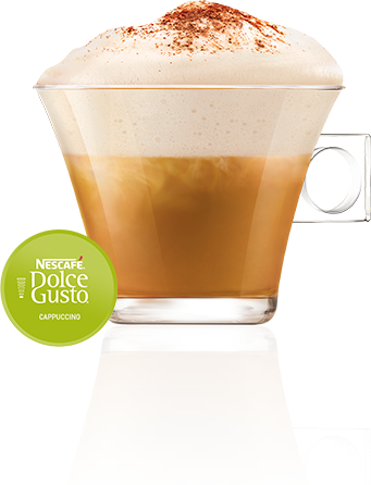 Dolce Gusto Cappuccino Tasse und Kapsel