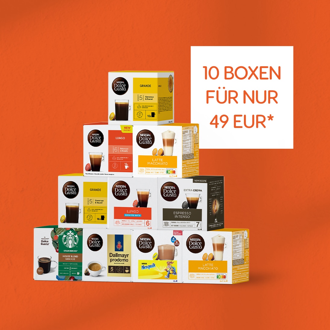 Dolce Gusto Café au lait Aktion