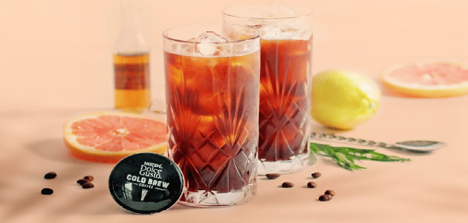 Cup of iced coffee