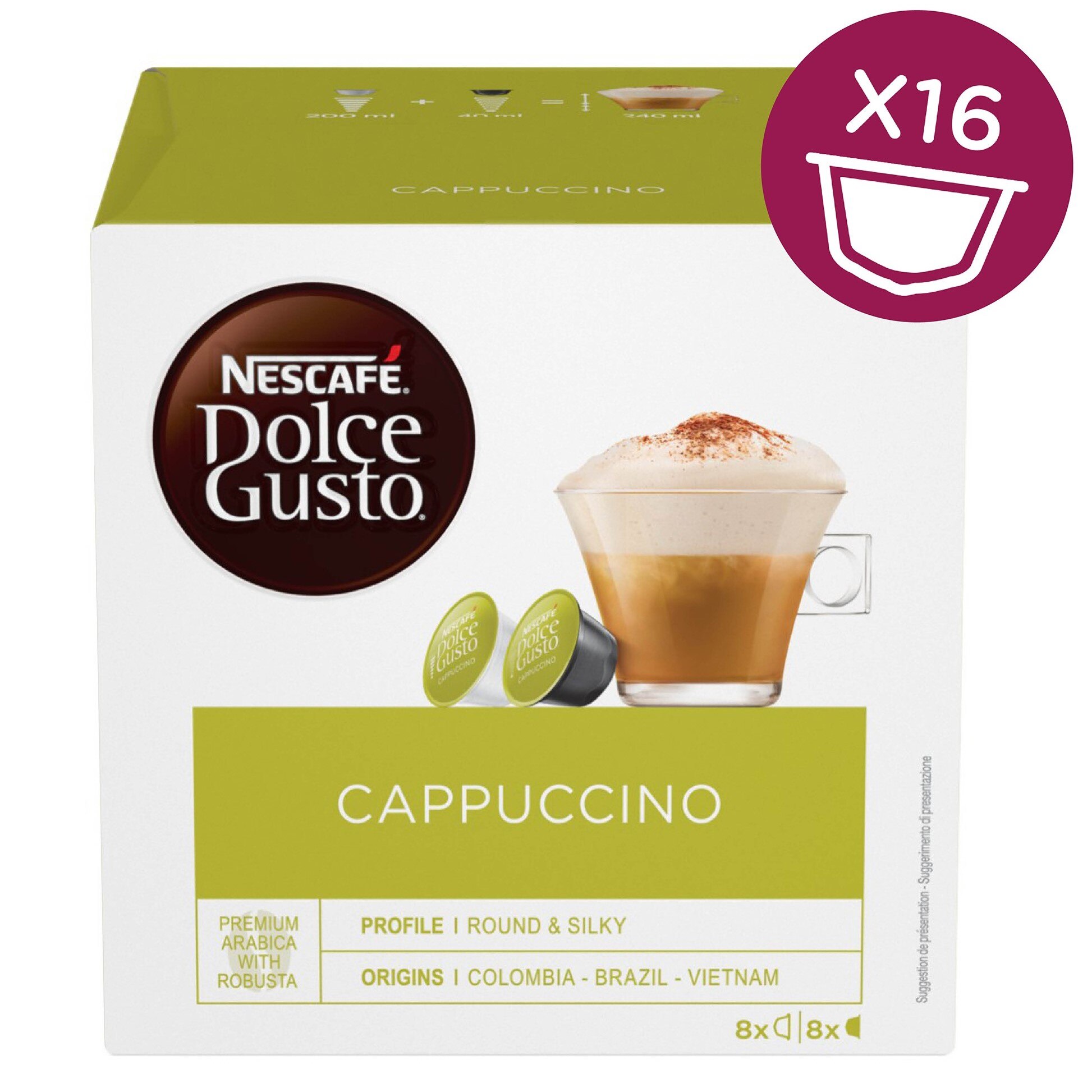 Cappuccino 16 Kapseln NESCAFÉ® Dolce Gusto®